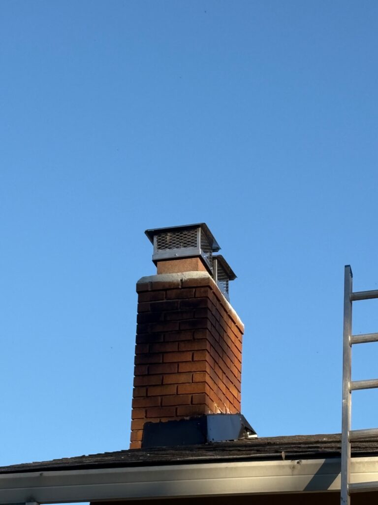 Forest Fresh chimney work — Cap & Crown Repair in Hillsboro, OR