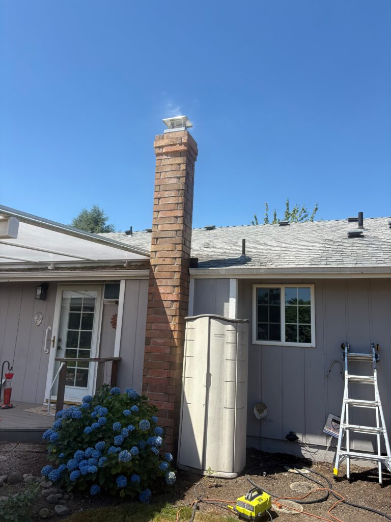 Chimney cap install in Tualatin OR