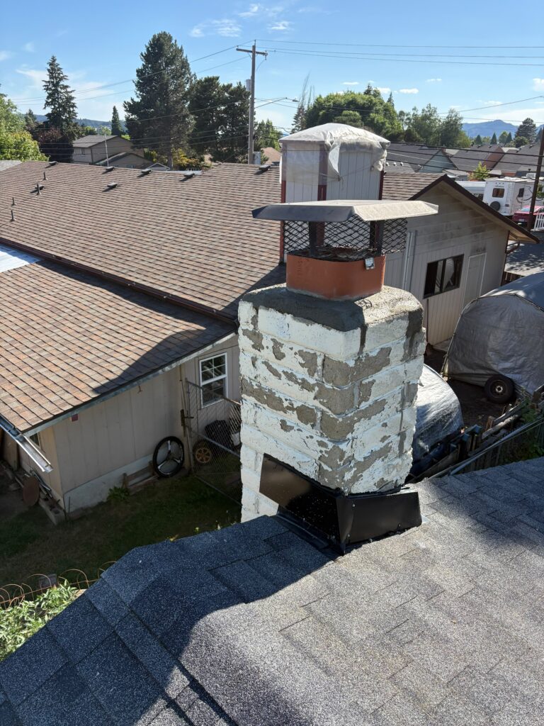 Forest Fresh chimney &mdash; Crown Rebuild & Cap in Gresham, OR