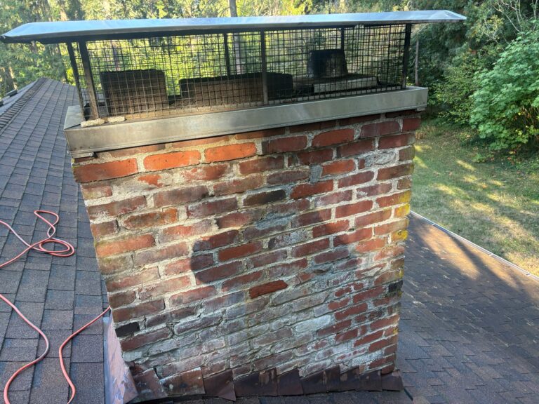 Stainless chimney cap in Lake Oswego OR